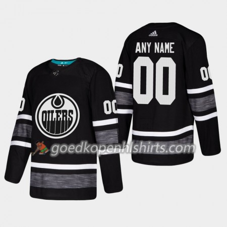 Edmonton Oilers Custom 2019 All-Star Adidas Zwart Authentic Shirt - Mannen
